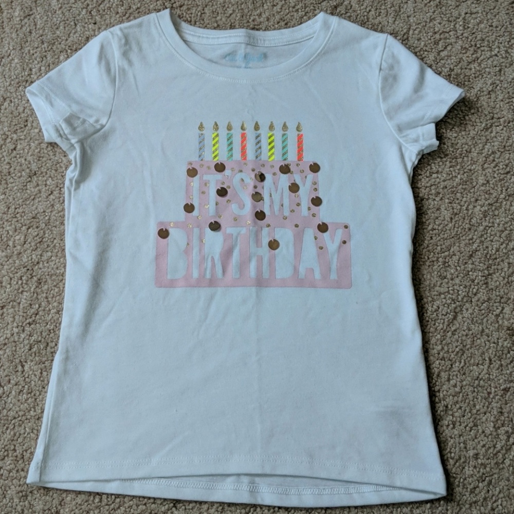 Cat & Jack "It's My Birthday" tee